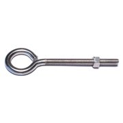 MIDWEST FASTENER Eye Bolt 3/8"-16, 16 in Shank, Stainless Steel, 3 PK 65106